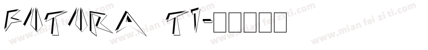Futura t1字体转换